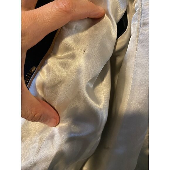 kate spade trina fur collar wool jacket 4 double zipper brown black $698 - Picture 10 of 13